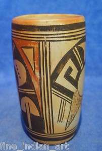 Hopi Pueblo Pot Tall /Narrow Uncommon Shape Vase c.1930  