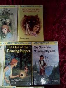 LOT of 10 BOOKS By Nancy Drew 11 to 56  INCOMPLETE   