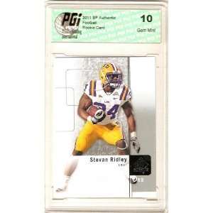  Stevan Ridley Steven 2011 SP Authentic Upper Deck Rookie 