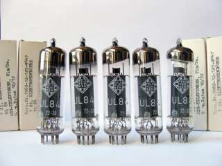 NOS (New Old Stock) TELEFUNKEN UL84 vintage electron tubes made in 