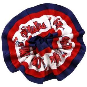   Mississippi Rebels White Team Logo Hair Scrunchie
