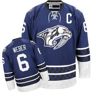 NHL Gear   Shea Weber #6 Nashville Predators Third Blue Jersey Hockey 