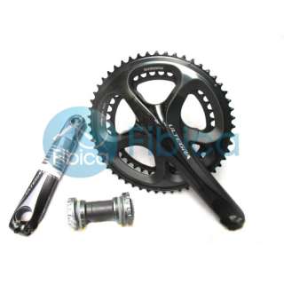 2012 Shimano Ultegra 6700 175mm crankset black 39 53t  