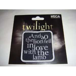  Twilight Patch And So The Lion Fell in Love With The Lamb 