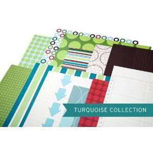  Project Life Cardstock   Turquoise Collection Office 