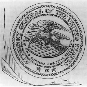  Seal of Attorney General of the U.S.,Washington,DC