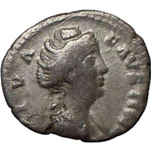 FAUSTINA I Antoninus Pius Wife 148AD Ancient Genuine SILVER Roman Coin 
