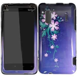  Nightly Flower Hard Case Cover for HTC Evo Design 4G Cell 