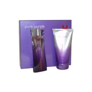  Pure Purple By Hugo Boss For Women   2 Pc Gift Set 3oz Edp 