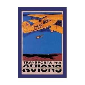  Transports par Avions 20x30 poster