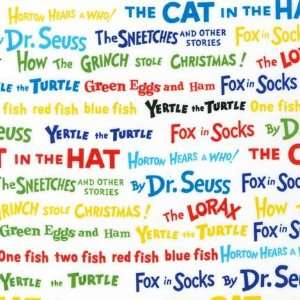  Robert Kaufman Celebrate Dr. Seuss Book Titles 