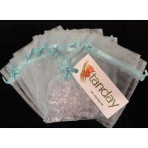  Tanday 150 Light Blue Organza Gift Bags 6x9 Everything 