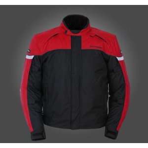 Tourmaster Jett 3 Mens Motorcycle Jacket Red/Black Extra Large XL 8756 