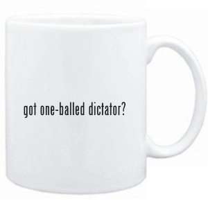    Mug White GOT One Balled Dictator ? Drinks