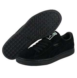 PUMA THE SUEDE ARCHIVE ALL BLACK MENS US SIZE 8.5, UK 7.5  