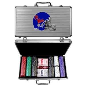  Ole Miss Rebels 300 pc. Poker Game Set   NCAA College Athletics 