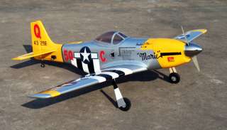 65WS .60 5CH RC Airplane P 51 MUSTANG w/Retracts ARF  