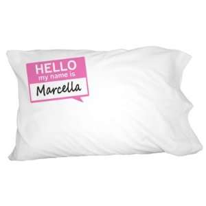 Marcella Hello My Name Is Novelty Bedding Pillowcase Pillow Case 
