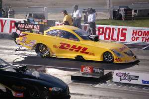 Jeff Arend DHL CAR QAULIFYING SAT. NITE at Indy 09  
