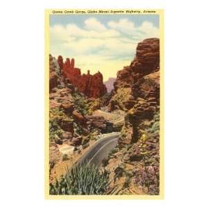  Queen Creek Gorge, Arizona Premium Poster Print, 16x24 