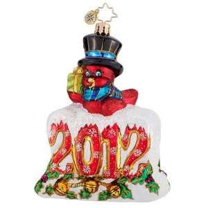  Christopher Radko 2012 Seasons Tweeting Ornament