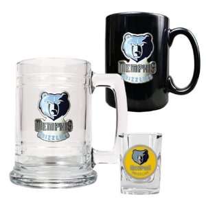    Memphis Grizzlies Mugs & Shot Glass Gift Set
