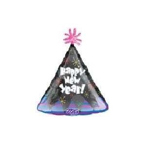  18 New Year Party Hat (B15)   Mylar Balloon Foil Health 