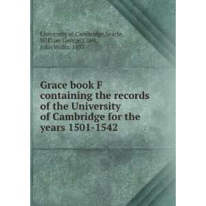  Grace book F containing the records of the University of 