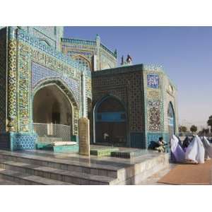Pilgrims at the Shrine of Hazrat Ali, Mazar I Sharif, Afghanistan 