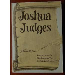  Joshua Judges J. Vernon McGee Books