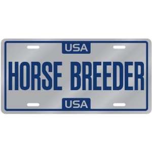  New  Usa Horse Breeder  License Plate Occupations
