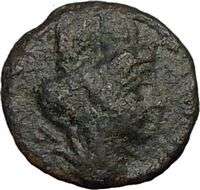   Phoenicia Rare Ancient Genuine Greek Coin TURRETED TYCHE LUCK  