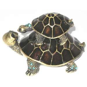  NEW Mommy and Baby Turtle Trinket Box
