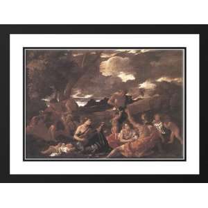   Framed and Double Matted Bacchanal the Andrians
