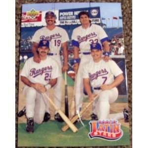  1993 Upper Deck Juan Gonzalez, Jose Canseco, Ivan Rodriguez 