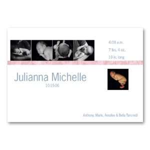  Julianna Michelle Birth Announcement Health & Personal 