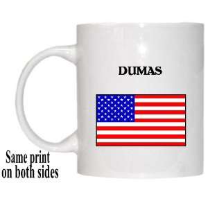  US Flag   Dumas, Texas (TX) Mug 