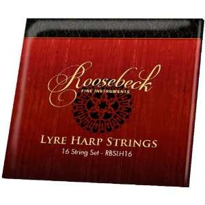  Roosebeck Lyre Harp String Set (16) Musical Instruments