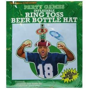  Inflatable Ring Toss Beer Bottle Hat Toys & Games