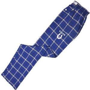   Colts Royal Blue Crossover Flannel Pajama Pants