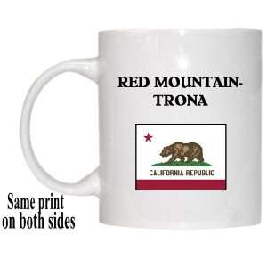   State Flag   RED MOUNTAIN TRONA, California (CA) Mug 