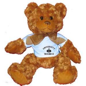   OF XXL TAE KWAN DO Plush Teddy Bear with BLUE T Shirt Toys & Games