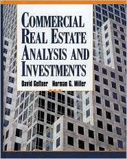 Commercial Real Estate Analysis and Investments, (0324136765), David M 