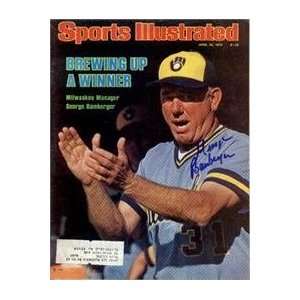  George Bamberger autographed Sports Illustrated Magazine 