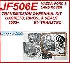 JF506E MAZDA FORD LAND ROVER 2002+ TRANSMISSION OVERHAUL KIT TRANSTEC
