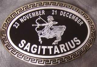 from our zodiac collection this buckle measures 4 x 2