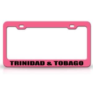  TRINIDAD AND TOBAGO Country Steel Auto License Plate Frame 