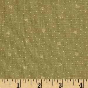  44 Wide Blossom Lane Dots Olive Fabric By The Yard Arts 