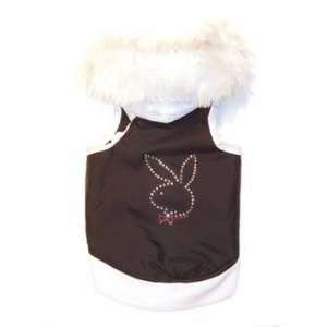    TD RHINESTONE FUR HOODIE MD WT