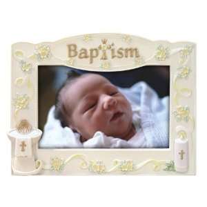  Malden Baptism Picture Frame, Cream Baby